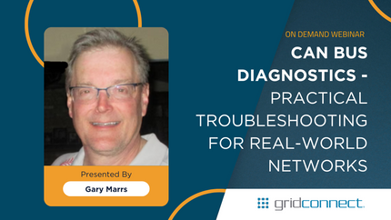 on demand Webinar: CAN Bus Diagnostics - Practical Troubleshooting for Real-World Networks