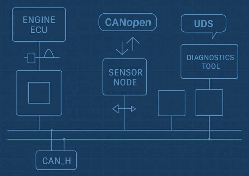 CAN Higher Layer Protocols Q&A: A Guide for Engineers Navigating CANopen, J1939, and UDS