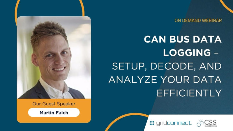 CAN Bus Data Logging - Setup, Decode, and Analyze Your Data Efficiently ondemand webinar