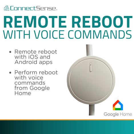 remote reboot with voice commands through Google Home