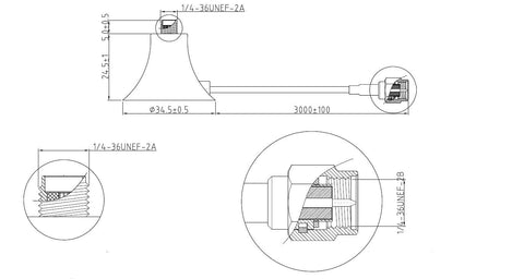 CANedge Rooftop Antenna Extension Cable