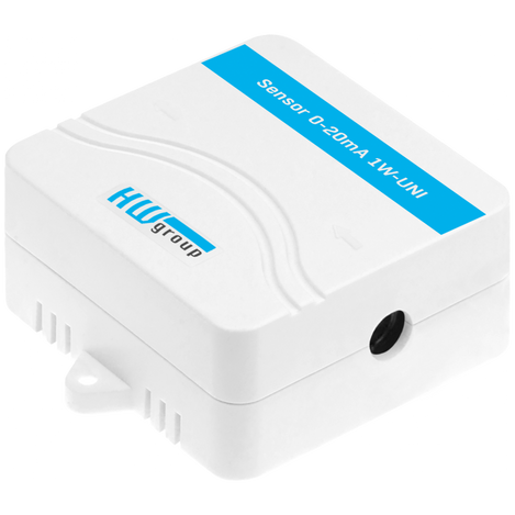 Sensor 0-20mA 1W-UNI shows top and left side