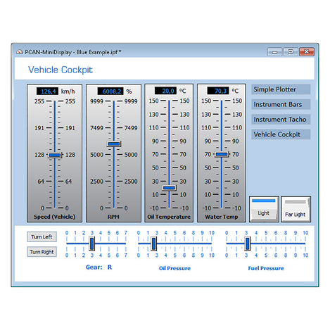 User Instrument Panel Add-in for CAN Explorer 6 Image