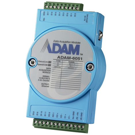 Adam 6051 -16 Channel Digital I/O Modbus TCP Module with 2-ch Counter