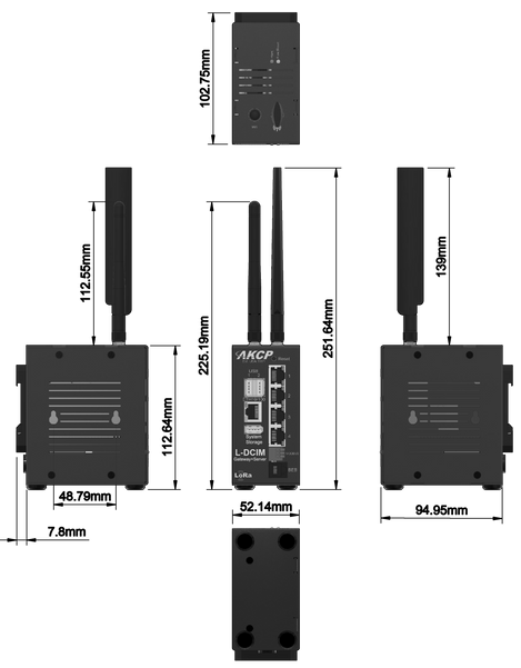 L-DCIM - LoRa WIRELESS SENSOR GATEWAY