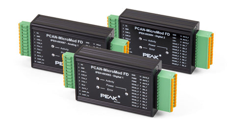 PCAN-MicroMod FD - CAN FD Digital & Analog I/O Modules