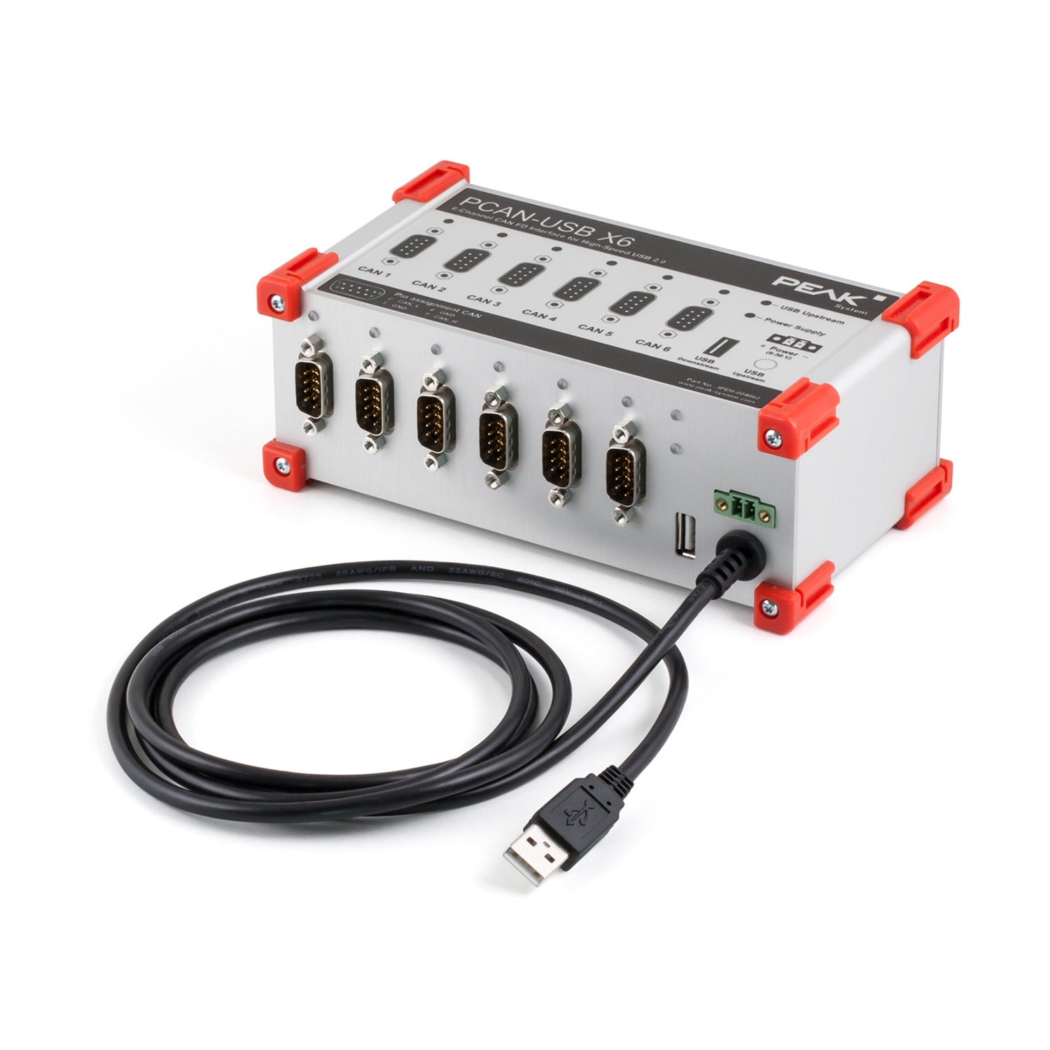 benzin i gang Forsømme PCAN-USB X6 - CAN USB 6 FD – Grid Connect