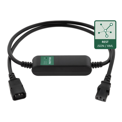 NETIO PowerCable 101S - Wi-Fi Remote Power Switch - IEC320 Plug & Socket
