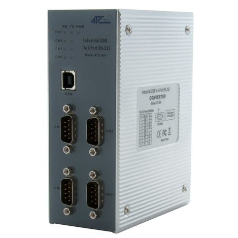 Industrial USB to 4 Port RS232 Converter