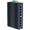 8 Port Industrial Switch Side