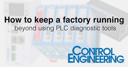 How to keep a factory running beyond using PLC diagnostic tools