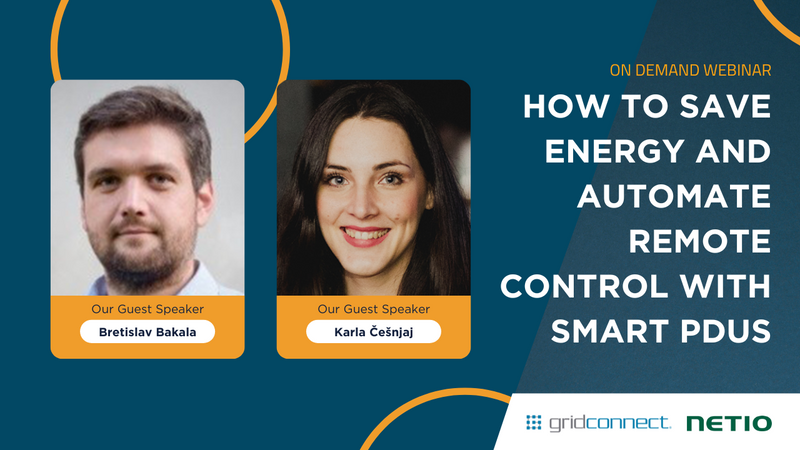 Webinar : How to Save Energy and Automate Remote Control with Smart PDUs