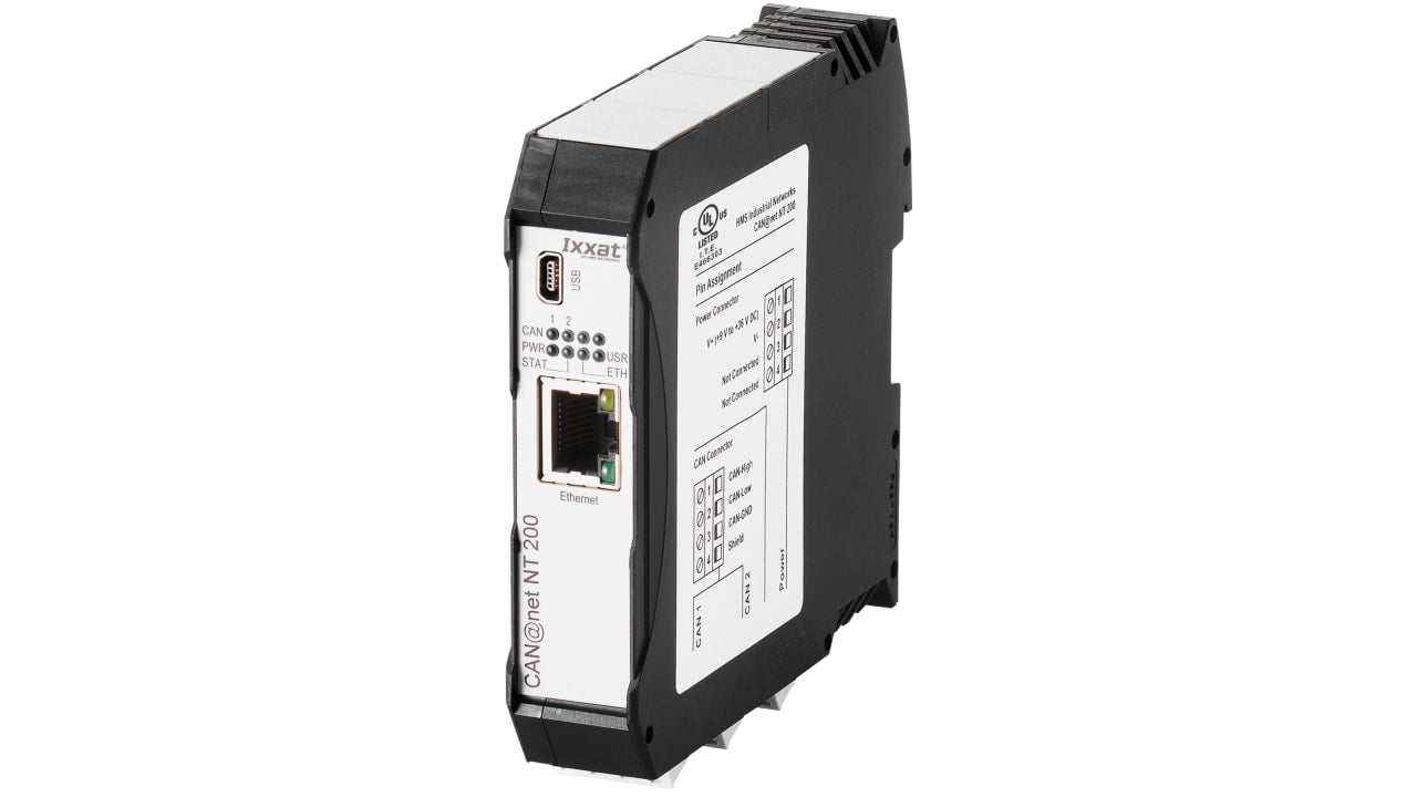 CAN@net NT 200 - CAN Ethernet bridge/gateway (2 channels) with MQTT ...
