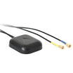2-in-1 antenna module with two attached black cables ending in gold-plated connectors, one for GPS and one forLTE