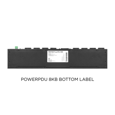 PDU 8KB photo showing bottom label