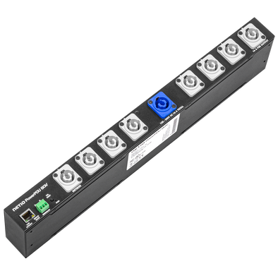 NETIO PDU 8QV - 8 Socket Smart PDU, PowerCON outlets & partial metering