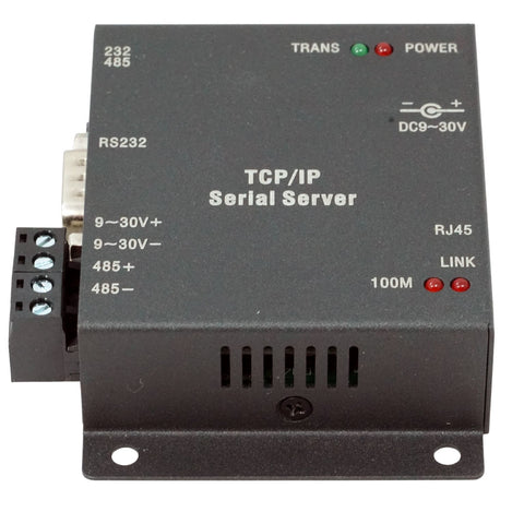 A BF-430 module with DC9-30V power input, RJ45 port, and terminal blocks on the side