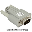CAN termination is equipped with a Male D-Sub 9 connector and a 120 Ohm resistor.