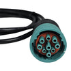 Green 9 pin Type2 connector 