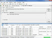 Screenshot of the Network Management tab. Includes data such as Time, count, ID, message type, node, details, data, bus load percentages, etc.