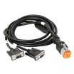 DT06-to-DB9/DB9 Adapter cable
