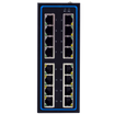Front View of EH2316-2G showing 14 10/100BASE-T(X) RJ45 ports and 2 10/100/1000BASE-T(X) RJ45 ports