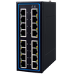 The EH2316-2G is an entry-level unmanaged Ethernet switch designed for industrial environments. Left View