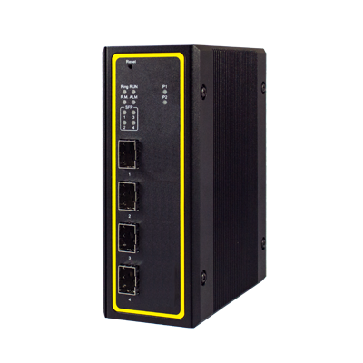 EHG7604 - 4 Port Managed Gigabit PoE Switch, PROFINET certified