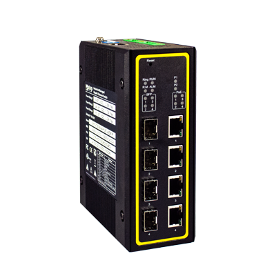 EHG7608 - 8 Port Managed Gigabit PoE Switch, PROFINET certified