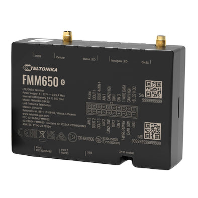 FMM650 4G Cat M1 Pro Tracker with GNSS, CAN, Battery Backup