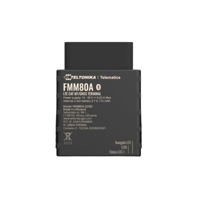 FMM80A - OBD2 4G Cat M1 Tracker with Crash Trace Data