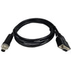 Black cable with M12 and CAN DB9 connectors