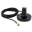 The Magnetic Foot with RP-SMA connectors, 1.5m cable, designed for use with CANblue II and the Stub Antenna.