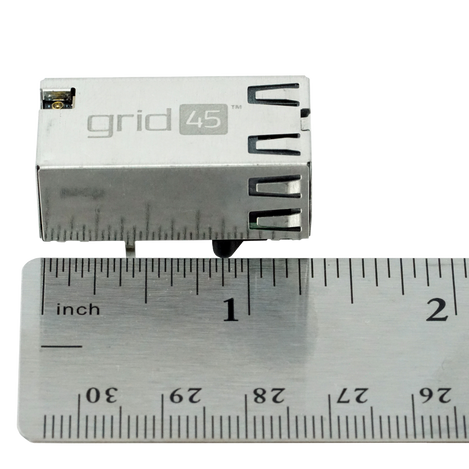 GRID45 is 1.34 inches long