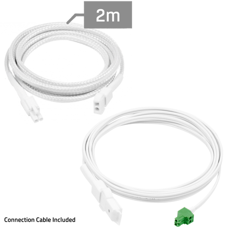 2 meter WLD sensing cable with added 2 meter WLD connection cable 