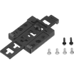 DIN Rail box set has mounting plate and  6 screws.