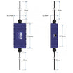 AKCP In-Line Power Meter dimensions 	170 x 85 x 52 mm