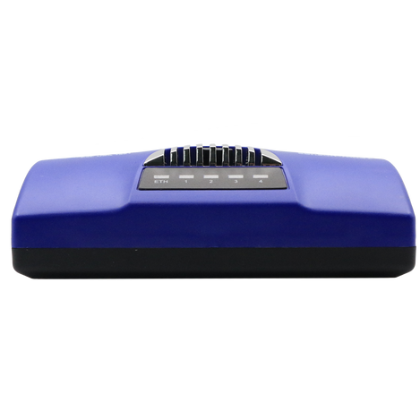 Front view of the SP2+ can see the status of Ethernet and the 4 ports