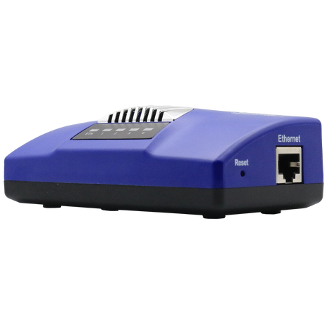 Side view of the SP2+ with Ethernet port and Reset capability