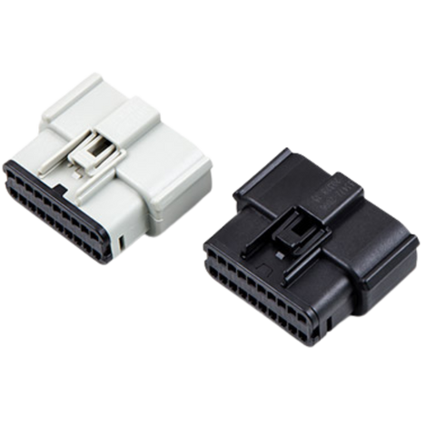 Mating connectors used with the PCAN-MIcroMod FD ECU, a universal control unit used in automotive applications