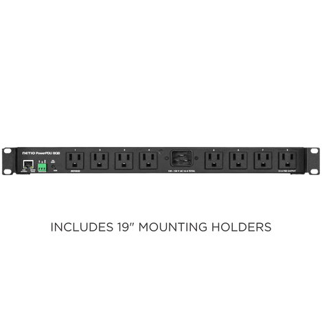 PDU 8KB photo front view with holder