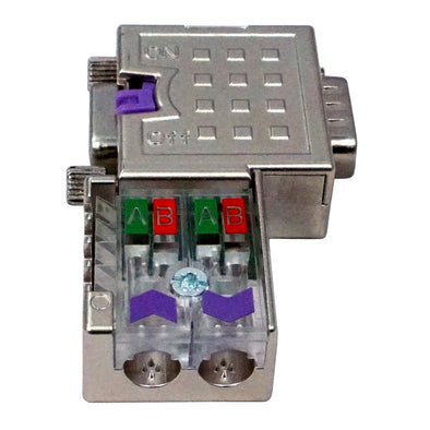 PROFIBUS Connector Rectangular (Right Angle) with Diagnostics