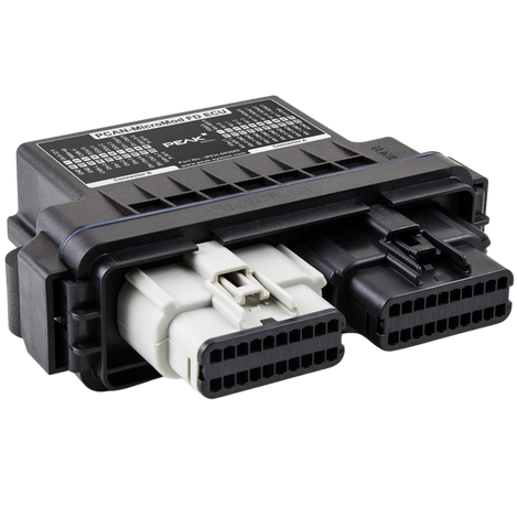 PCAN-MicroMod FD ECU with mating connectors.  For universal control unit for the integration of custom accessories in automotive applications. 