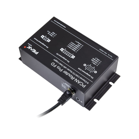 PCAN-Router-Pro-FD back view showing ethernet connector
