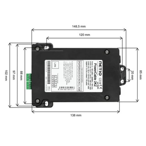 NETIO PowerCable Flat Power Distribution Unit