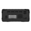 RUT956 bottom view with 3 LAN ports, 1 WAN port, 1  RS485, power, 1 RS232, 10 I/O connectors and wireless indicator