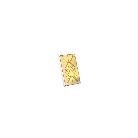 Teltonika Telematics Global SIM Card with geometric pattern left view