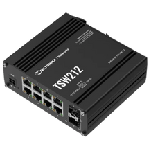 TSW212 Managed Switch, Ethernet & Fiber Optic Ports, PROFINET Certified