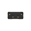 RUT951 has 4 antennae connectors, 2 sim card slots and a reset button on 1 side of the device.