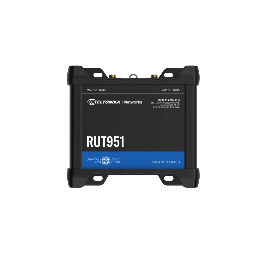 Teltonika RUT951 Industrial Cellular Router, dual SIM, Wi-Fi, Ethernet ...